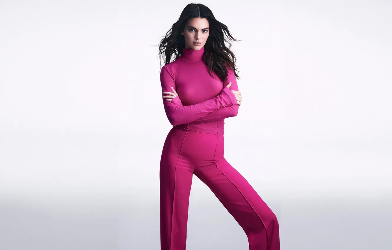 Photo wallpaper look, girl, pose, photo, model, brunette, costume, beautiful