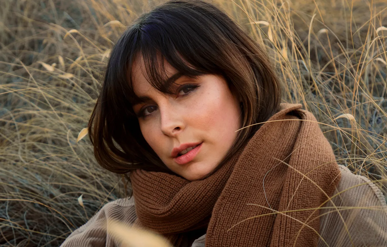 Photo wallpaper wallpaper, field, closeup, Lena, UHD, 2021