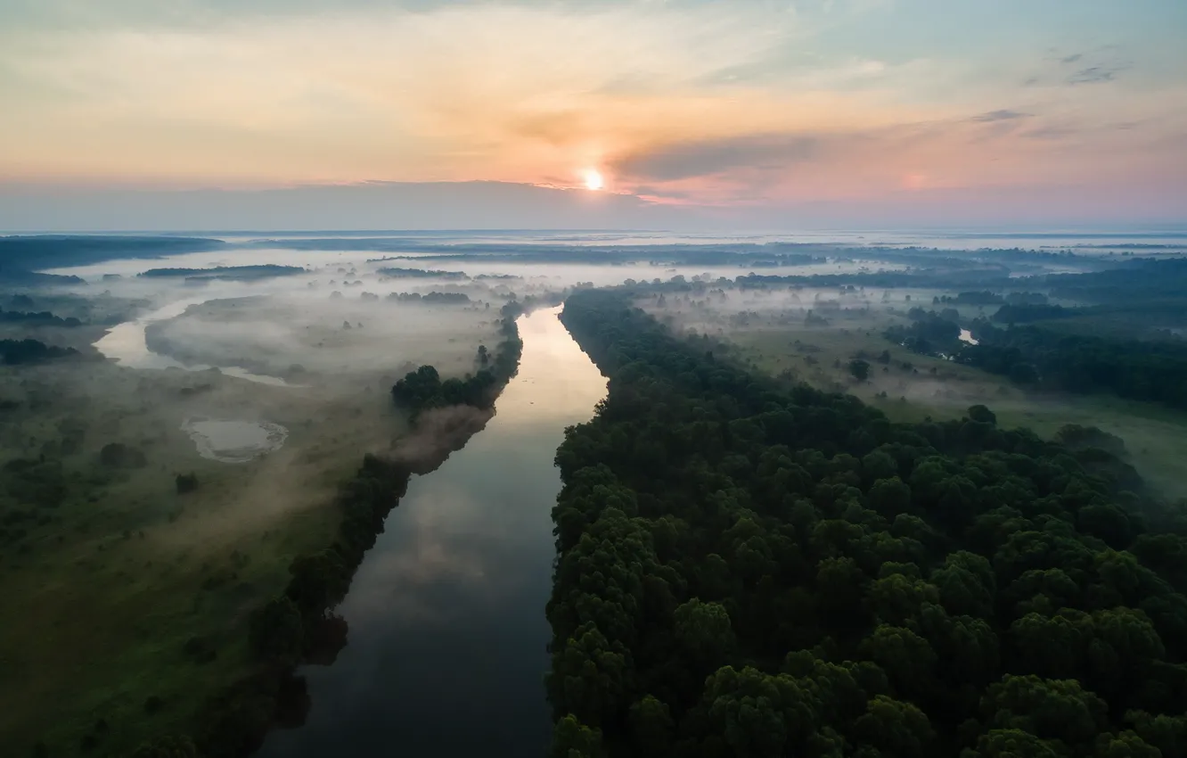 Photo wallpaper river, shore, dal