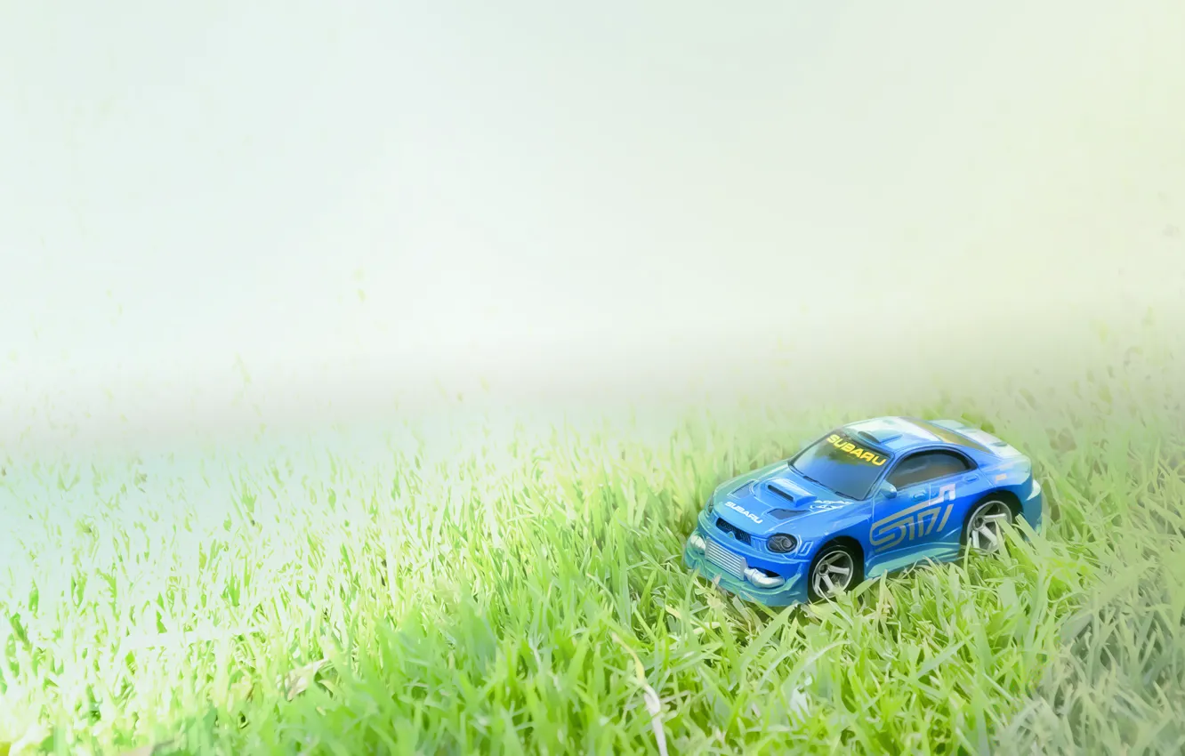 Photo wallpaper car, Subaru, macro