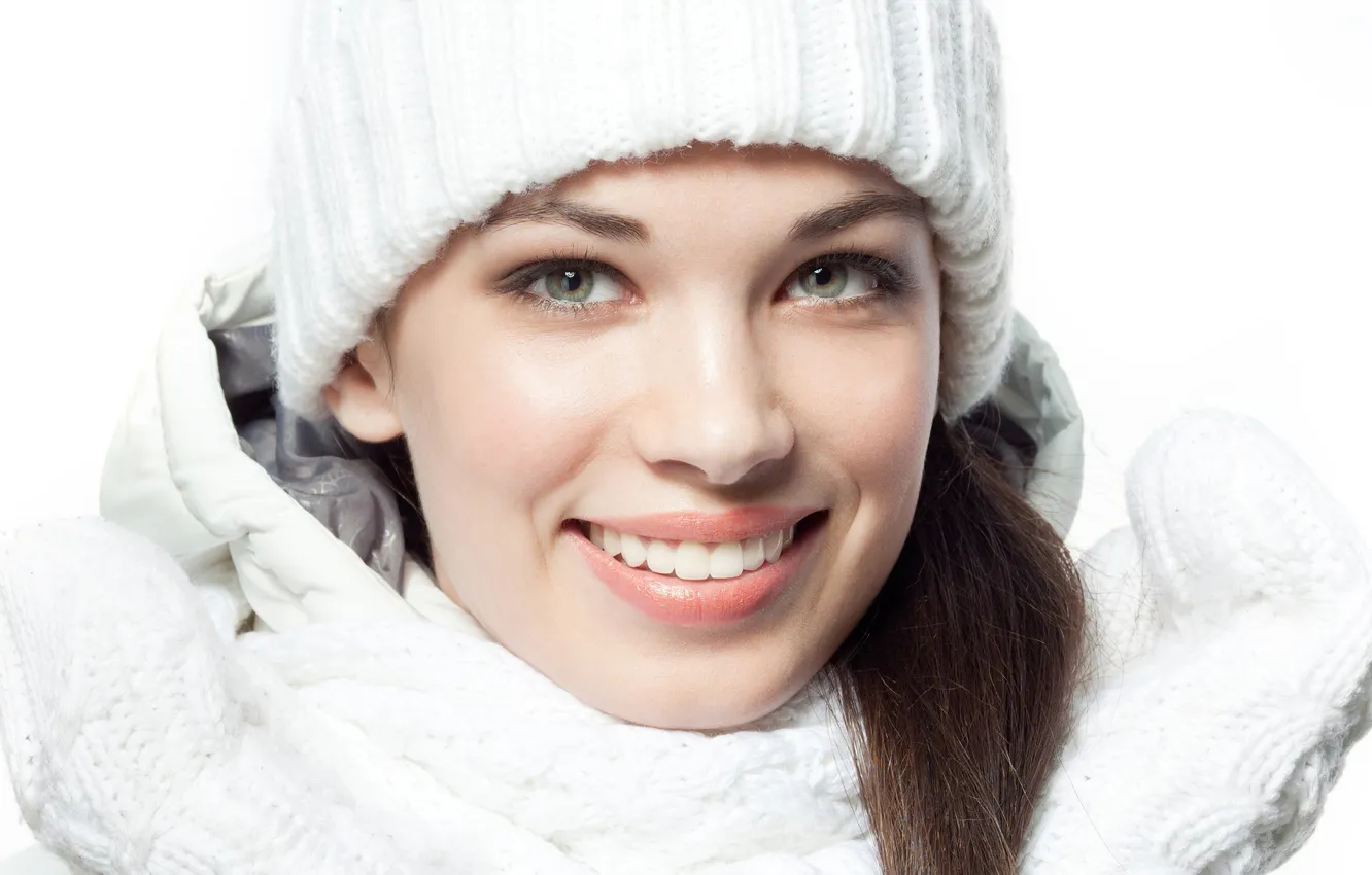 Photo wallpaper face, smile, hat