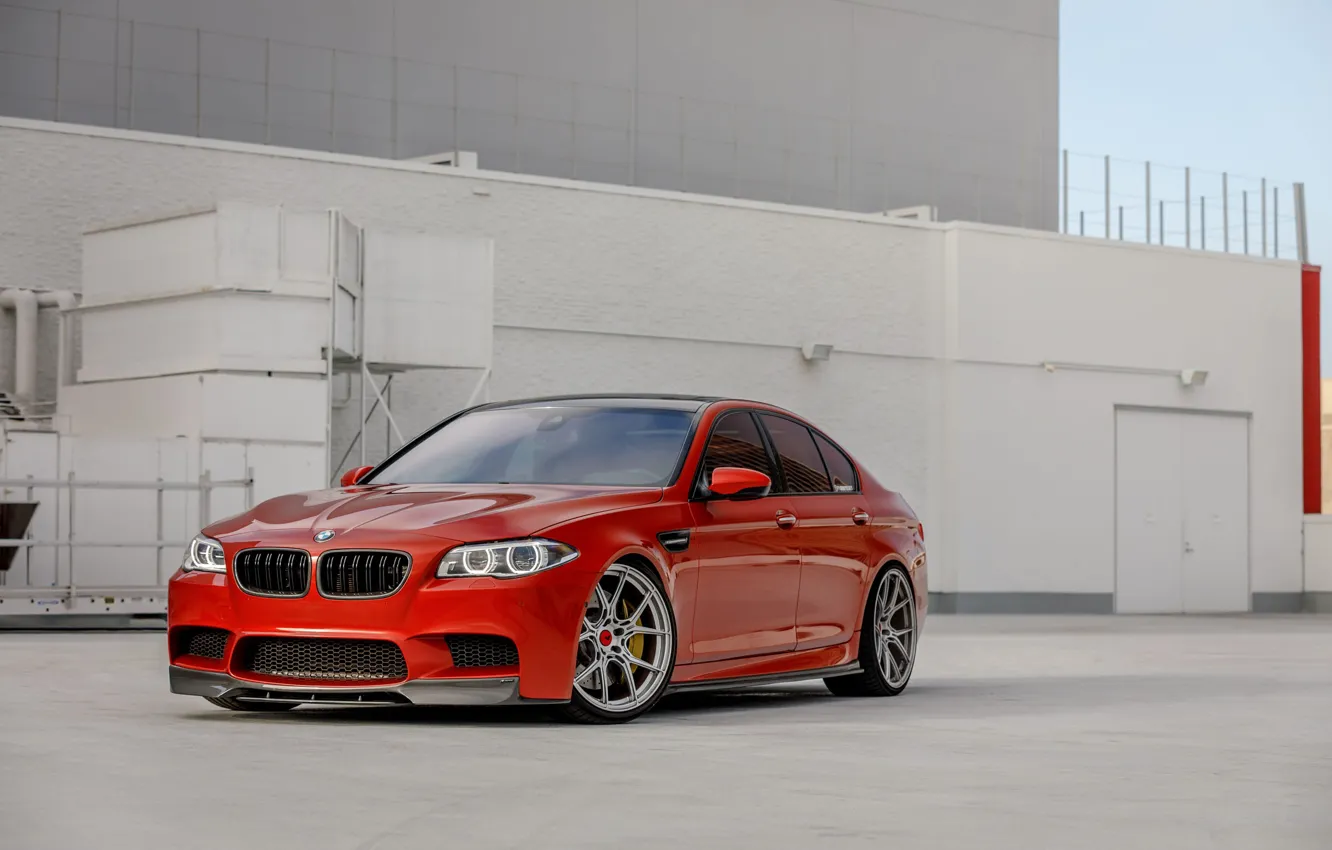 Photo wallpaper bmw, wheels, F10, m5