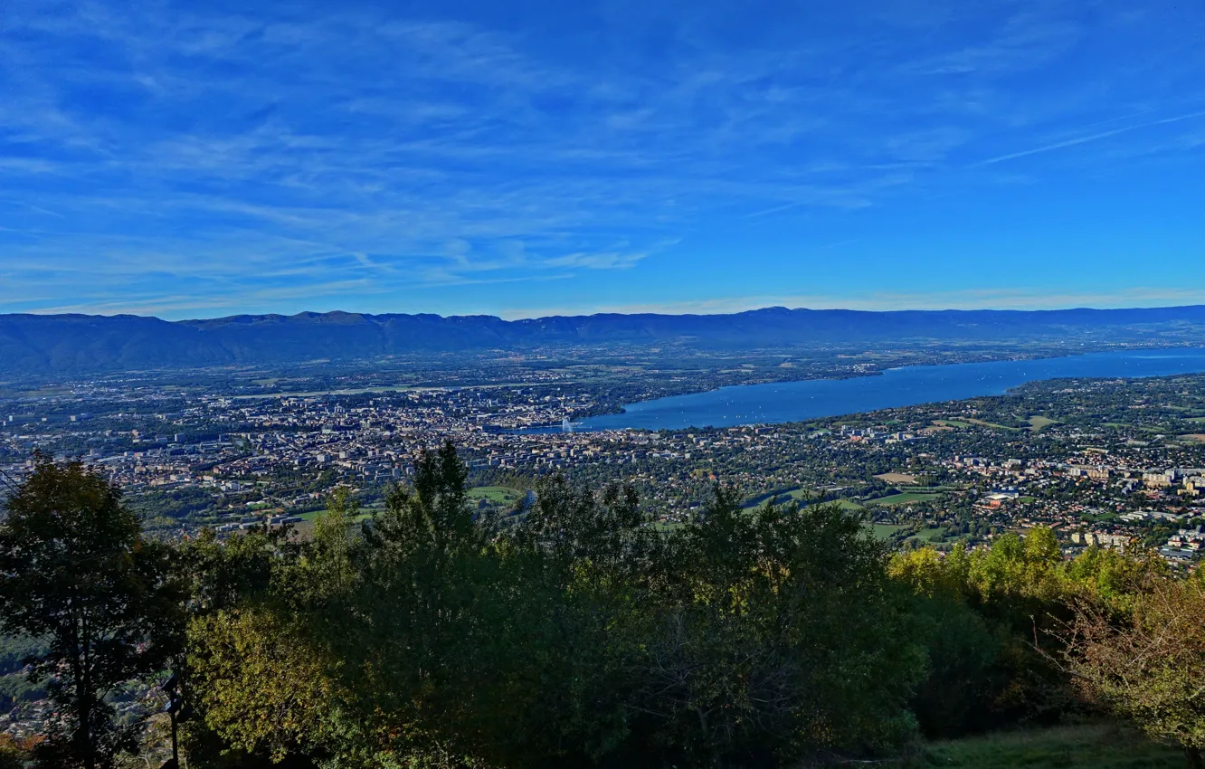 Photo wallpaper europa, Switzerland, Geneva