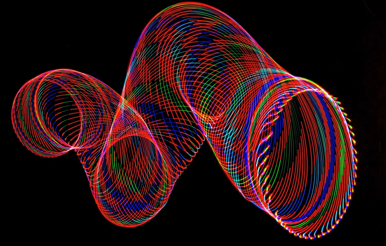 Photo wallpaper color, ring, the volume, spring