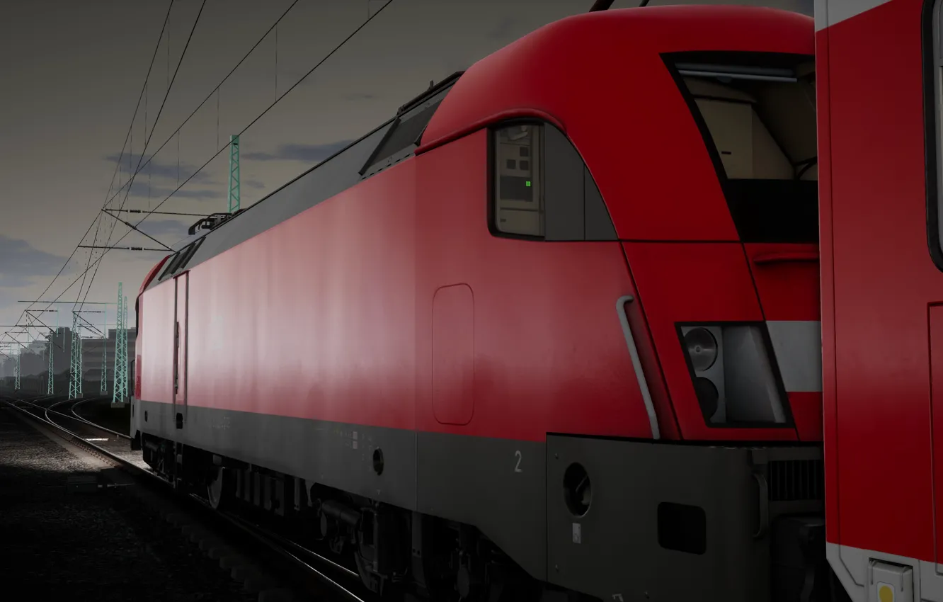 Photo wallpaper Germany, Train, Germany, Train, Germany, Germany, Electric, Train Sim World 2020