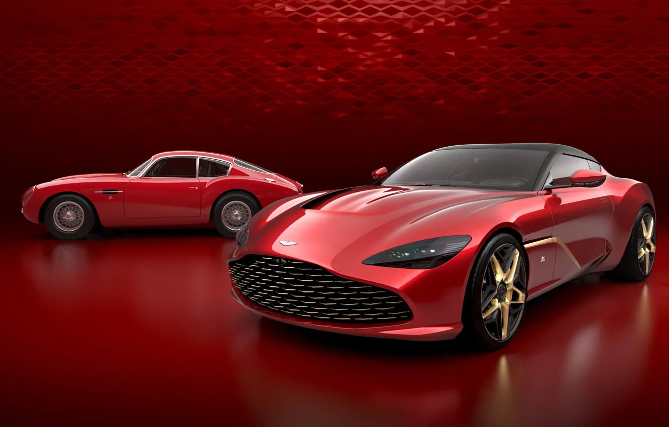 Photo wallpaper Aston Martin, supercar, Zagato, 2019, DBS GT