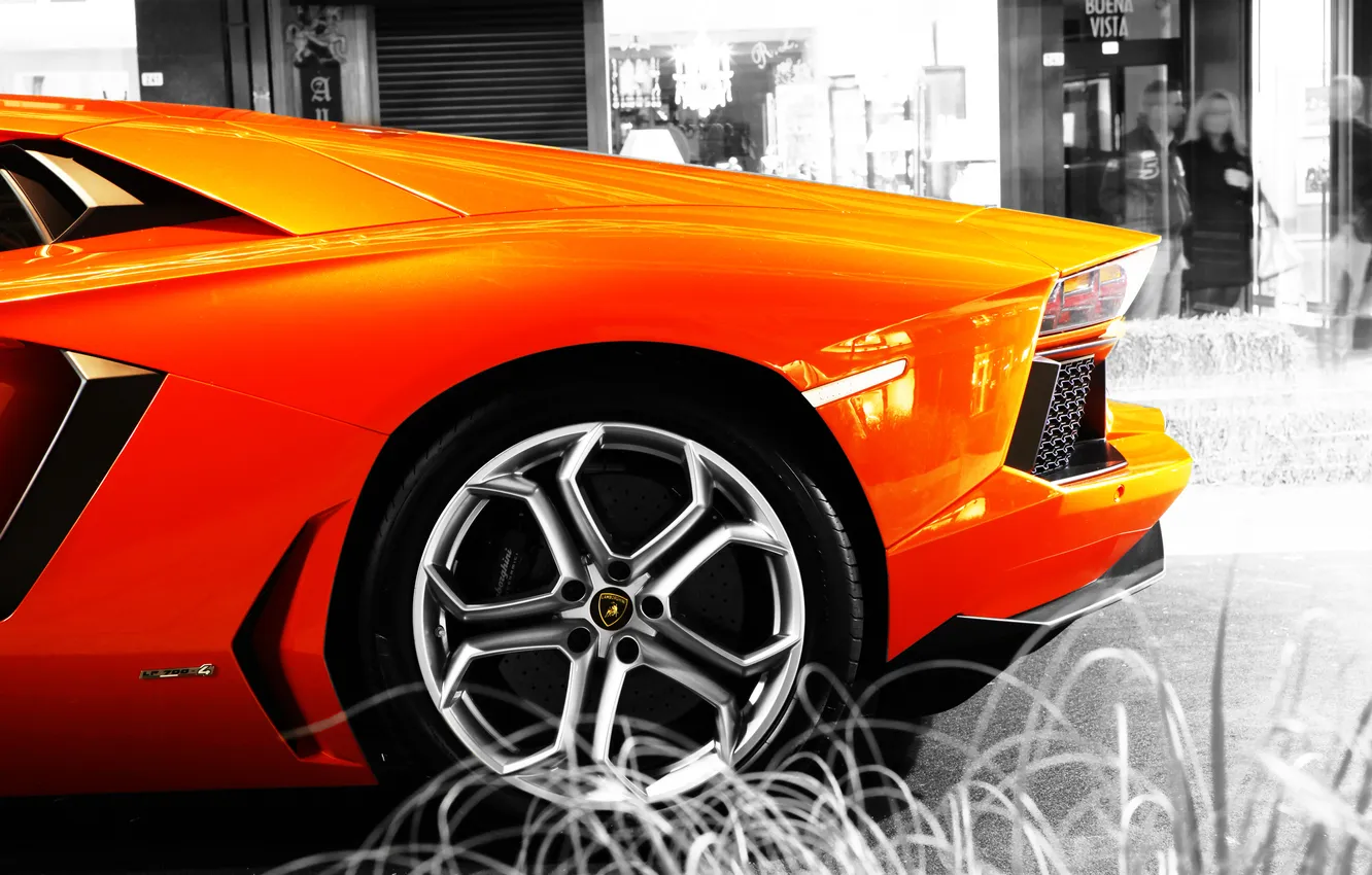 Photo wallpaper Lamborghini, cars, auto, LP700-4, Aventador, Lamborghini, aventador, Wallpaper HD