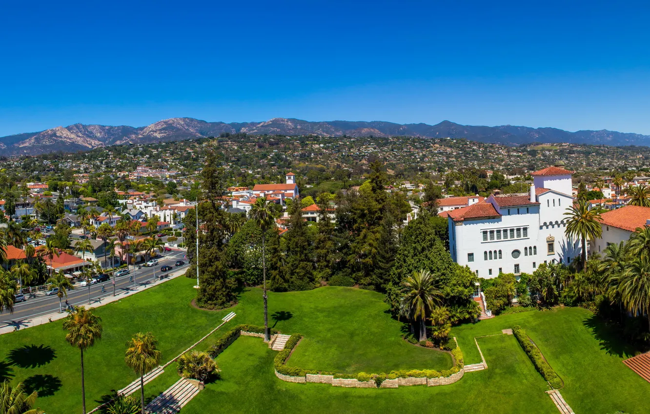 Photo wallpaper city, USA, USA, Santa Barbara, Santa Barbara.