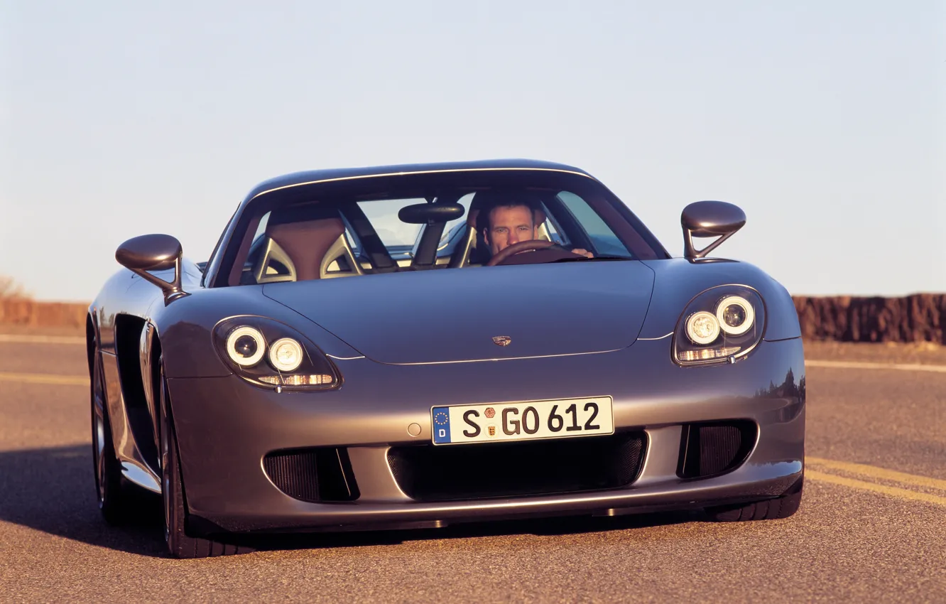 Photo wallpaper Porsche, Porsche, classic, the front, Porsche Carrera GT