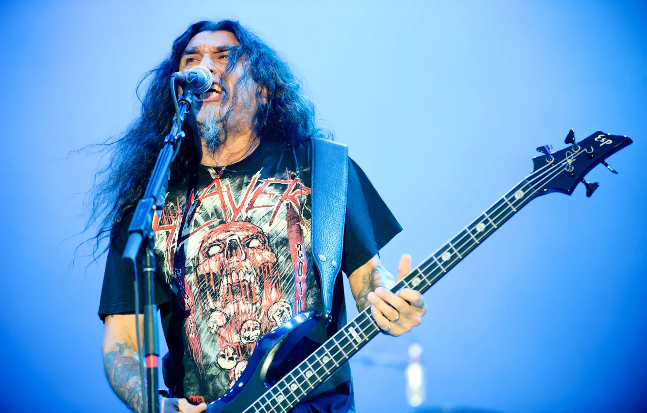 Photo wallpaper Slayer, Rock, Tom Araya