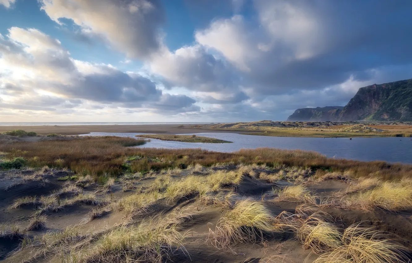 Photo wallpaper sea, landscape, shore