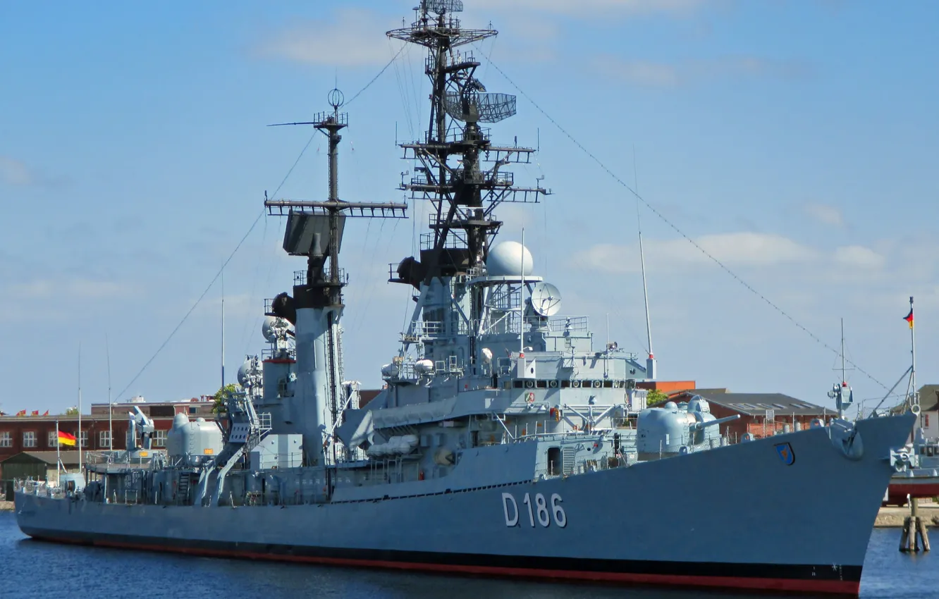 Photo wallpaper Germany, destroyer, Museum ship, Moelders