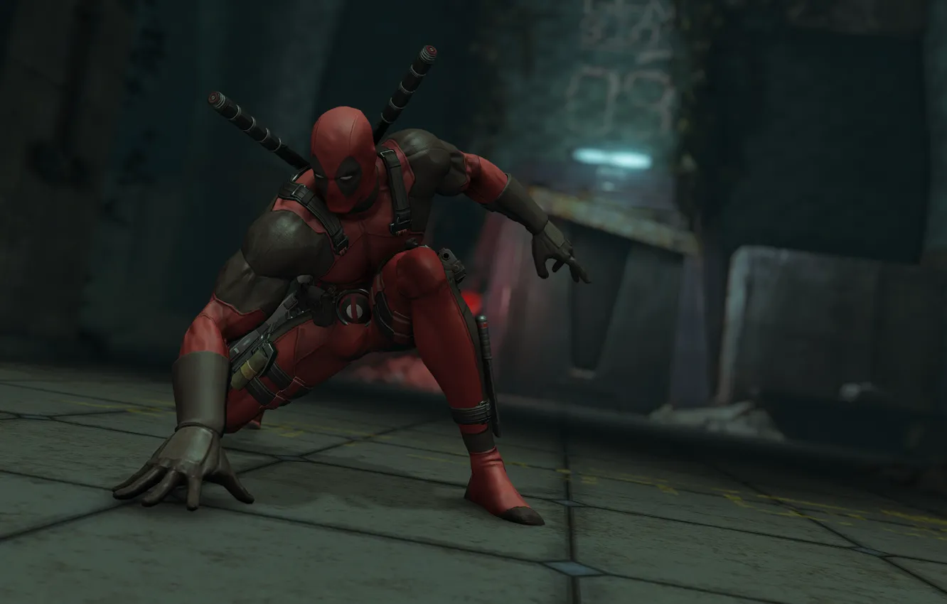 Photo wallpaper background, mask, costume, Deadpool