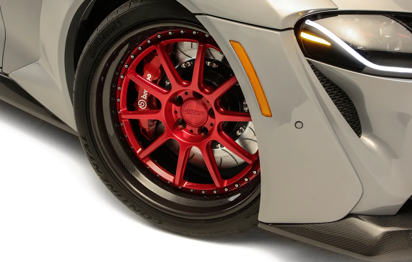 Photo wallpaper SEMA 2019, wheel, Toyota, 2019, HyperBoost, A90, GR Above, Rutledge Wood