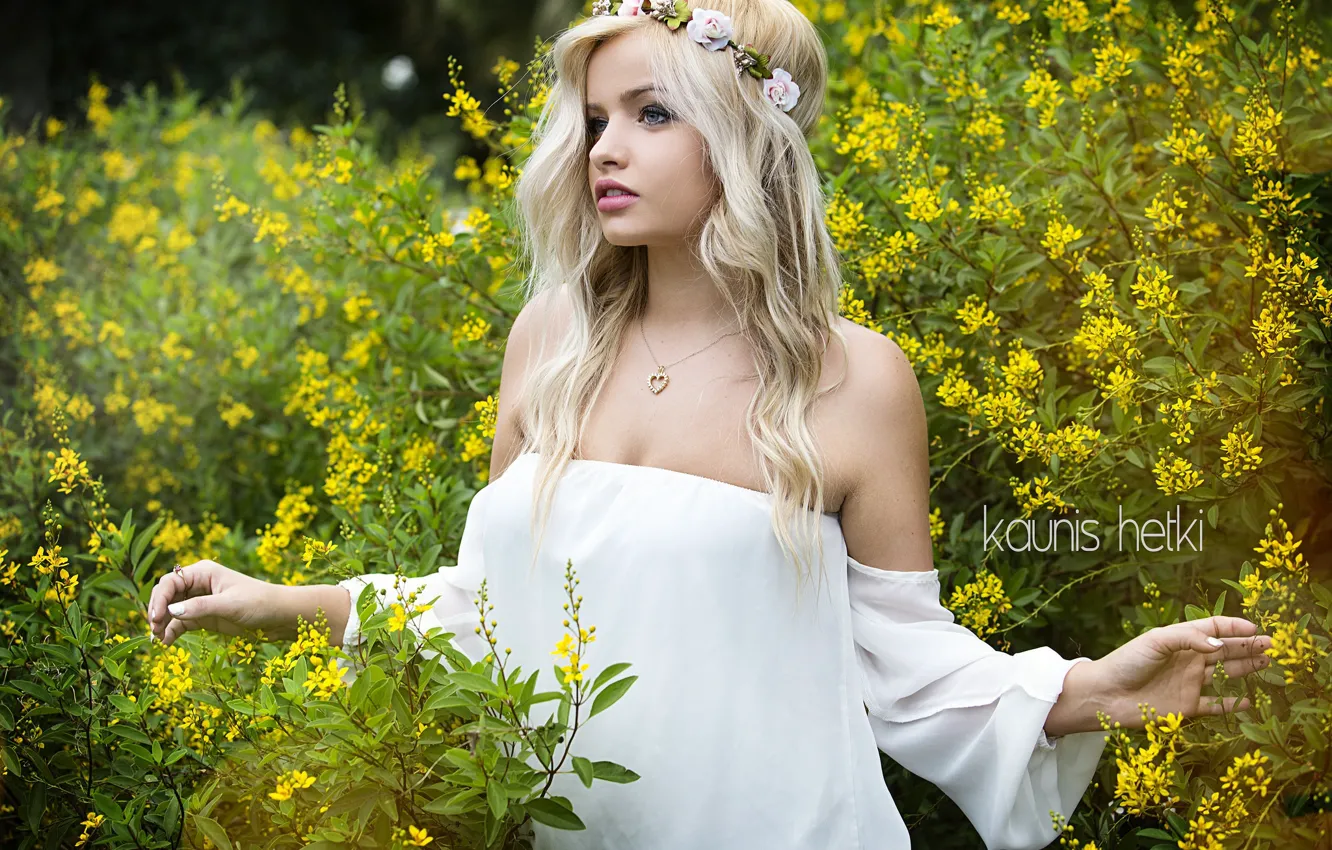 Photo wallpaper summer, girl, Allison