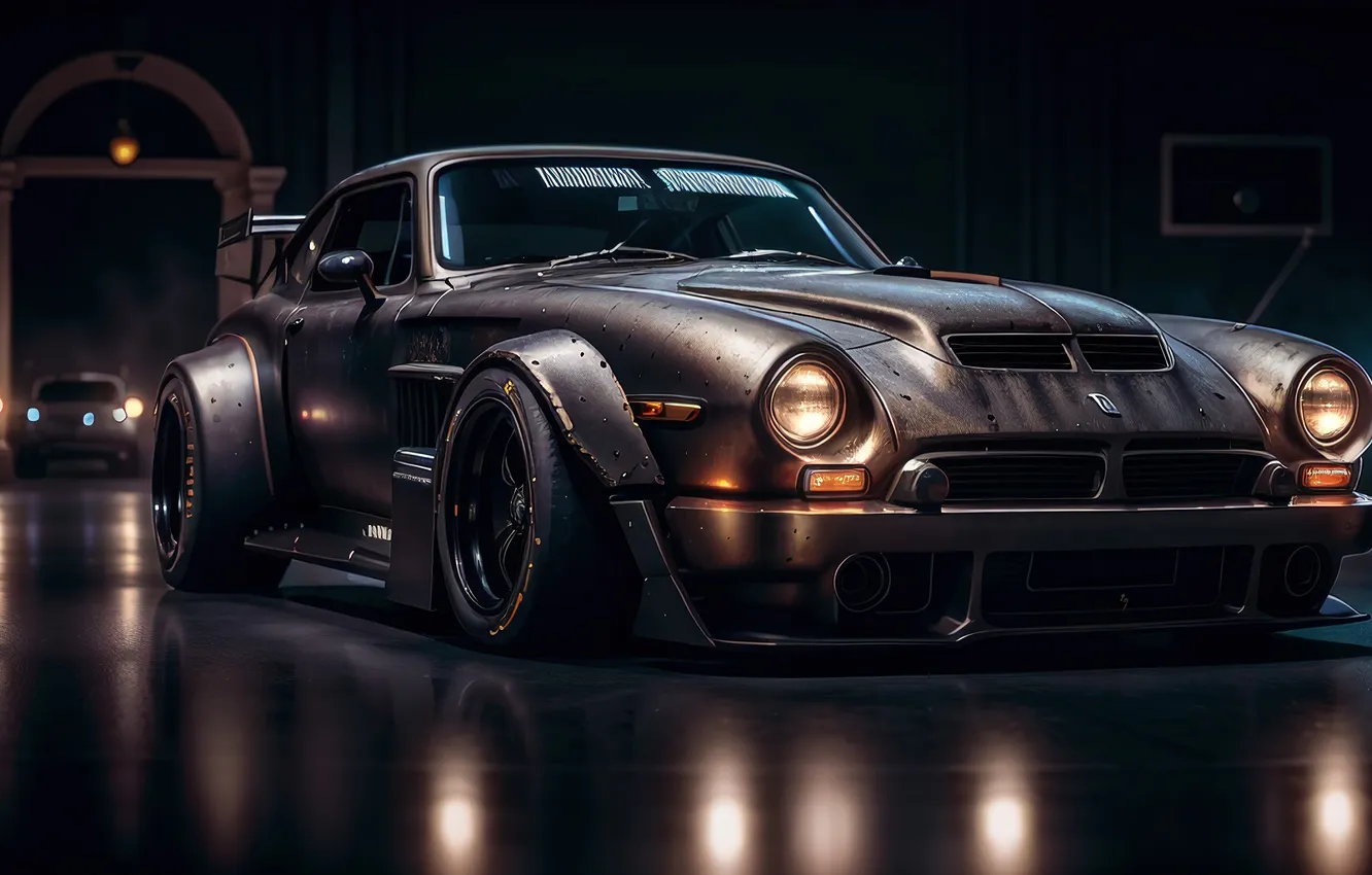 Wallpaper machine, auto, car for mobile and desktop, section ии арт ...