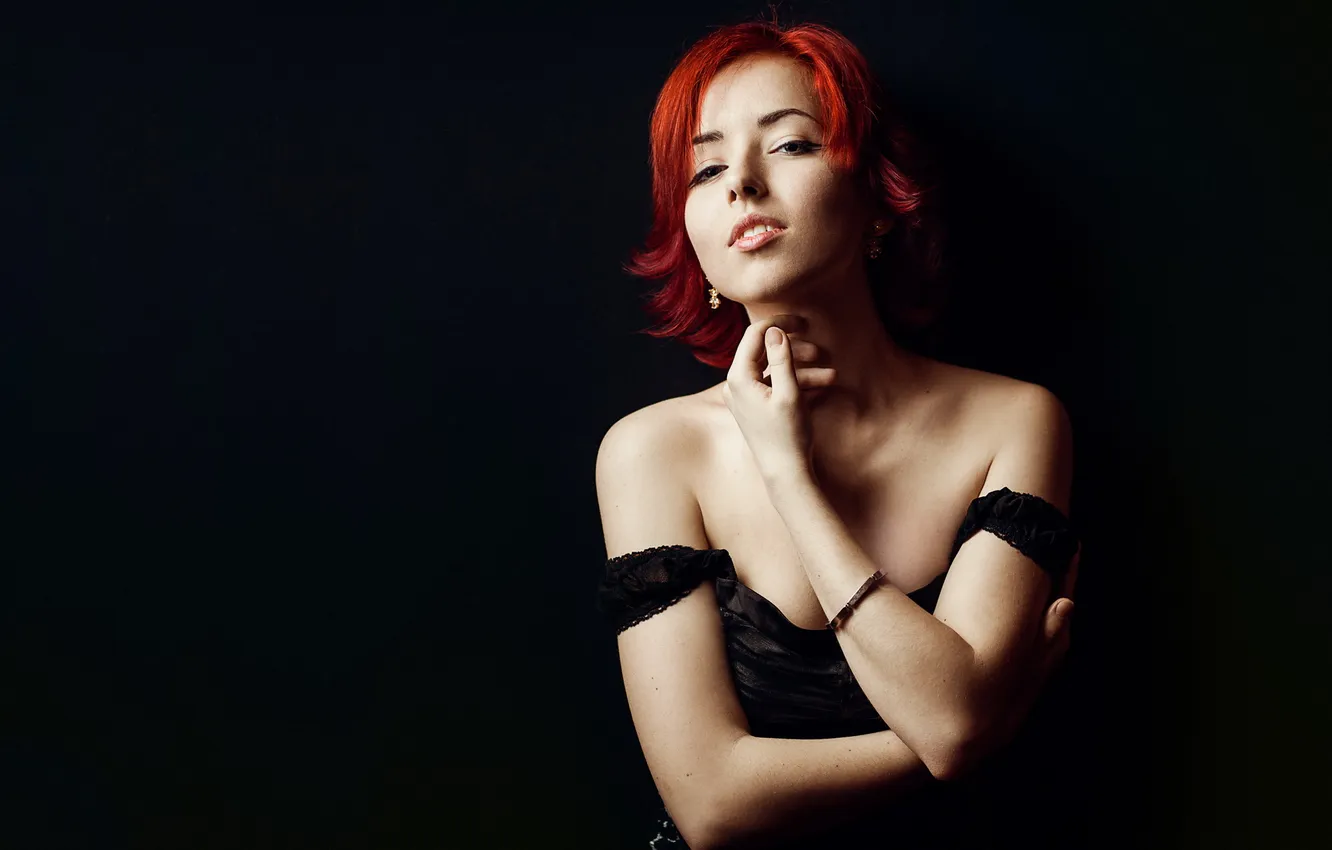 Photo wallpaper look, girl, background