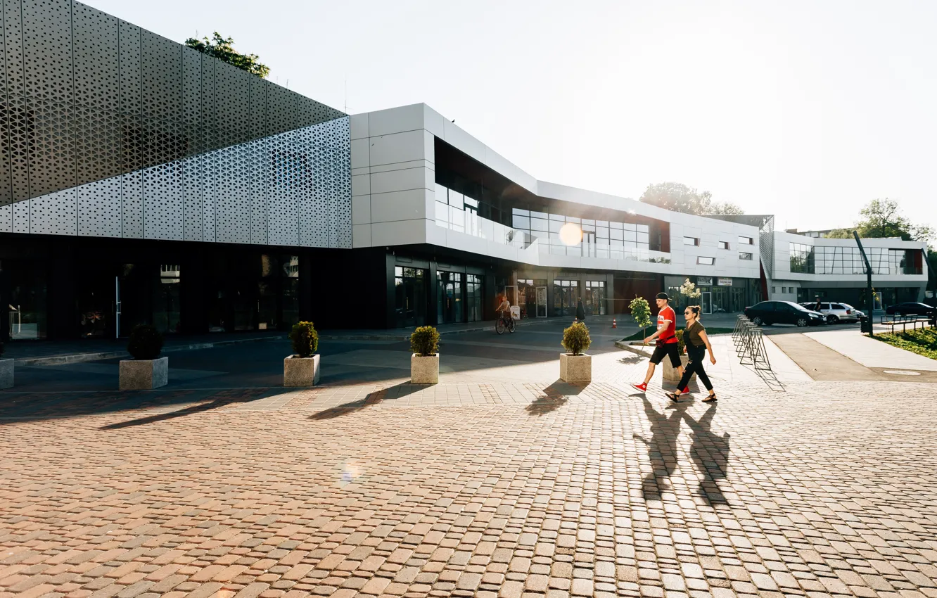 Photo wallpaper the city, skate Park, Lutsk