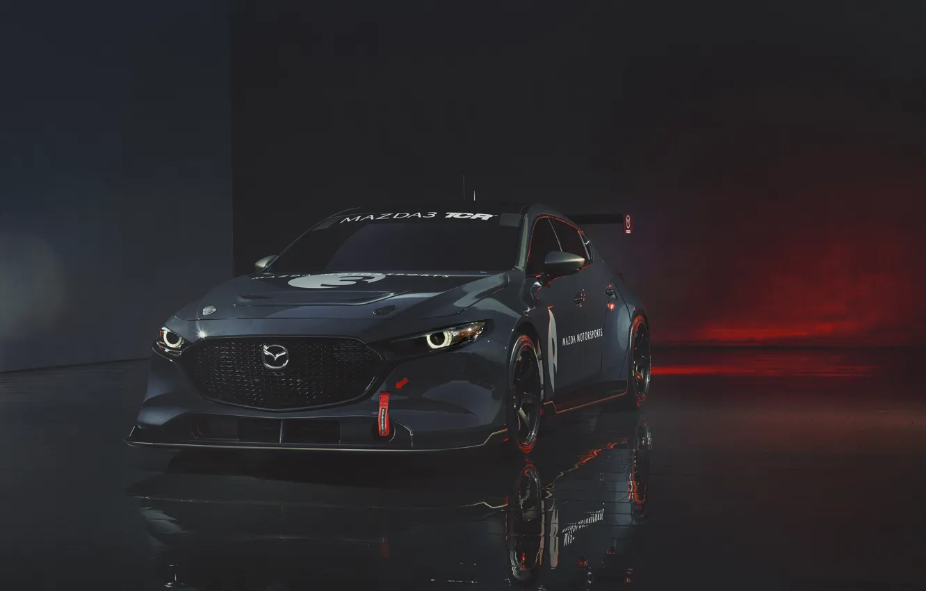 Photo wallpaper Mazda, Mazda 3, 2020, TCR