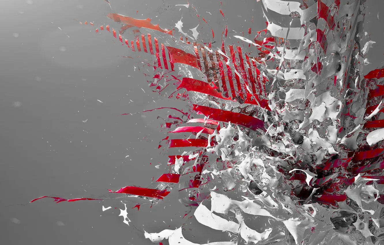 Photo wallpaper the explosion, liquid, tomyoda