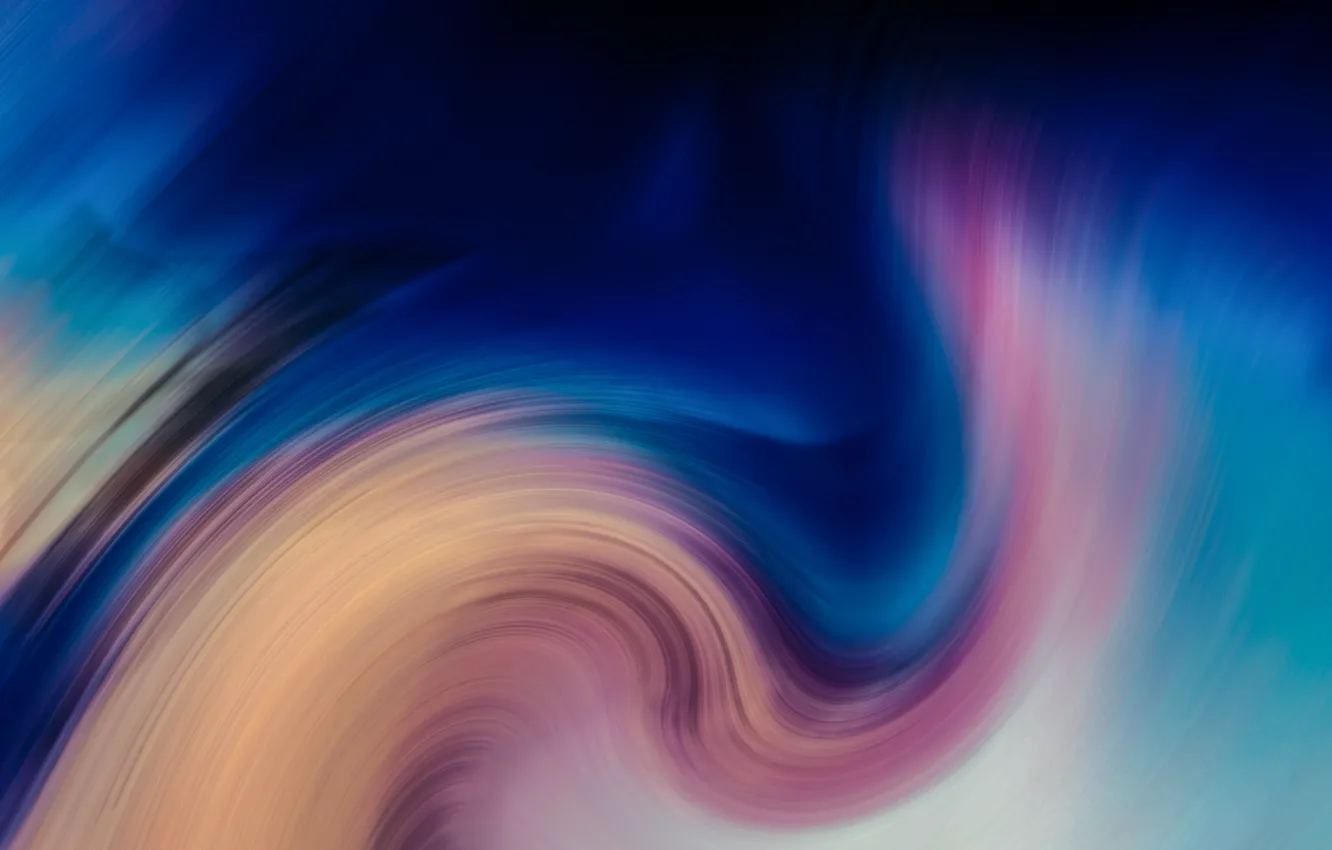 Photo wallpaper wave, line, pattern, paint