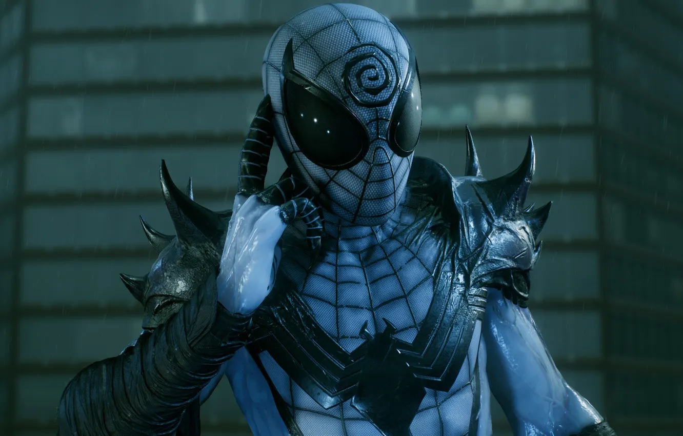 Photo wallpaper Suit, Miles Morales, Marvel's Spider-Man 2, Symbiot