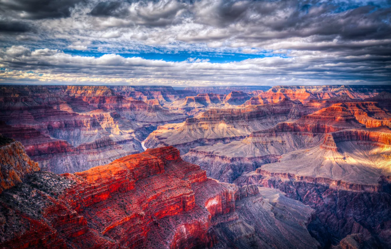 Photo wallpaper colors, desert, mountains