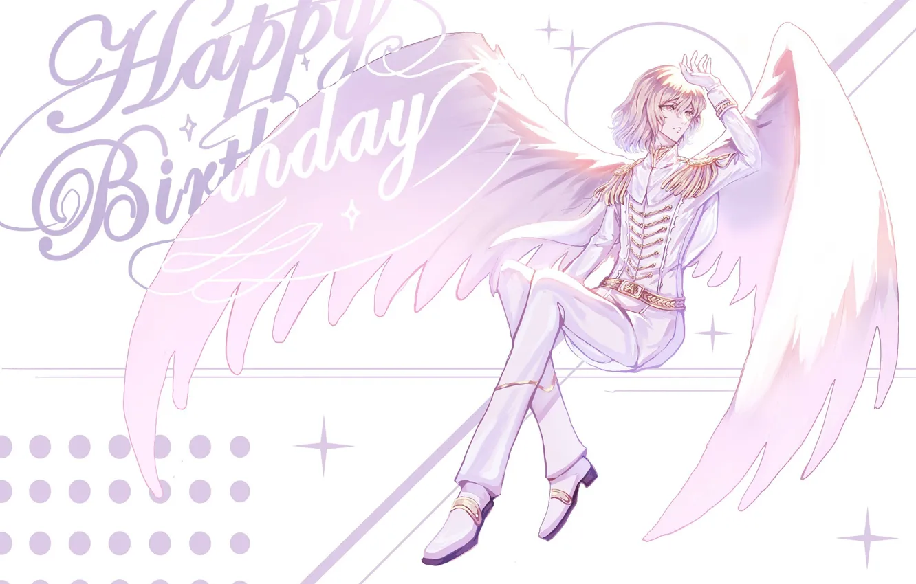 Photo wallpaper the game, angel, anime, art, spear, guy, Person 5, Persona 5