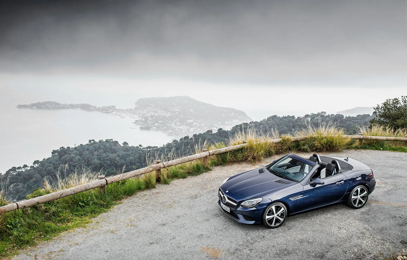 Photo wallpaper Mercedes-Benz, convertible, Mercedes, R172, SLC-Class