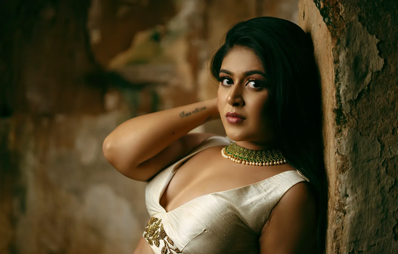 Photo wallpaper girl, hot, sexy, fashion, eyes, smile, beautiful, figure