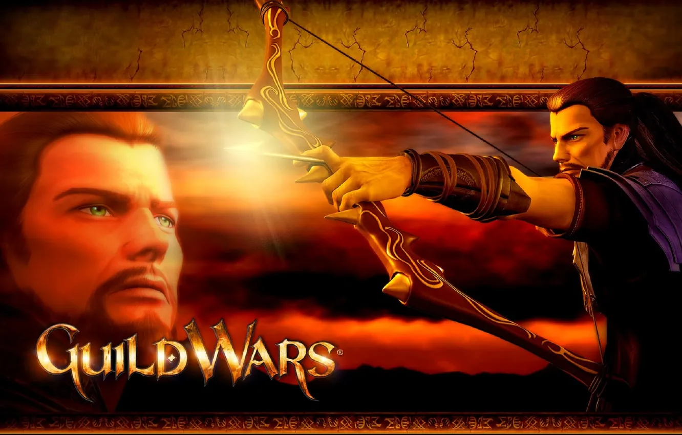 Photo wallpaper bow, arrows, hunter, Archer, Guild Wars, Ranger