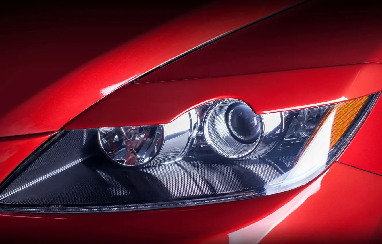 Photo wallpaper xenon, headlight, blur, Mazda, Mazda, red, bokeh, macro.