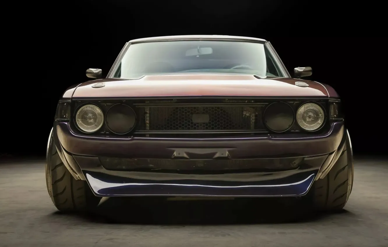 Photo wallpaper Toyota, vehicle, classic car, toyota celica, Powered 1977, purple cars