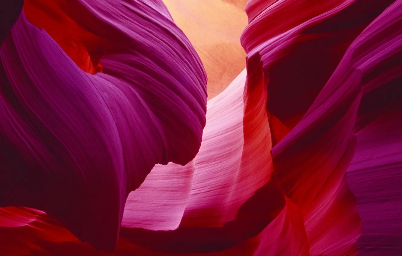 Photo wallpaper sand, light, stones, color, unusual, beautiful, canyon, cave