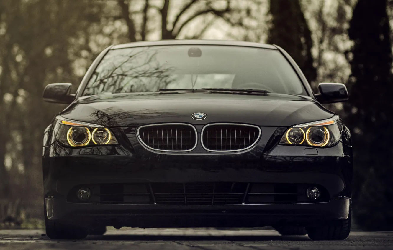 Photo wallpaper lights, BMW, BMW, bumper, 520d