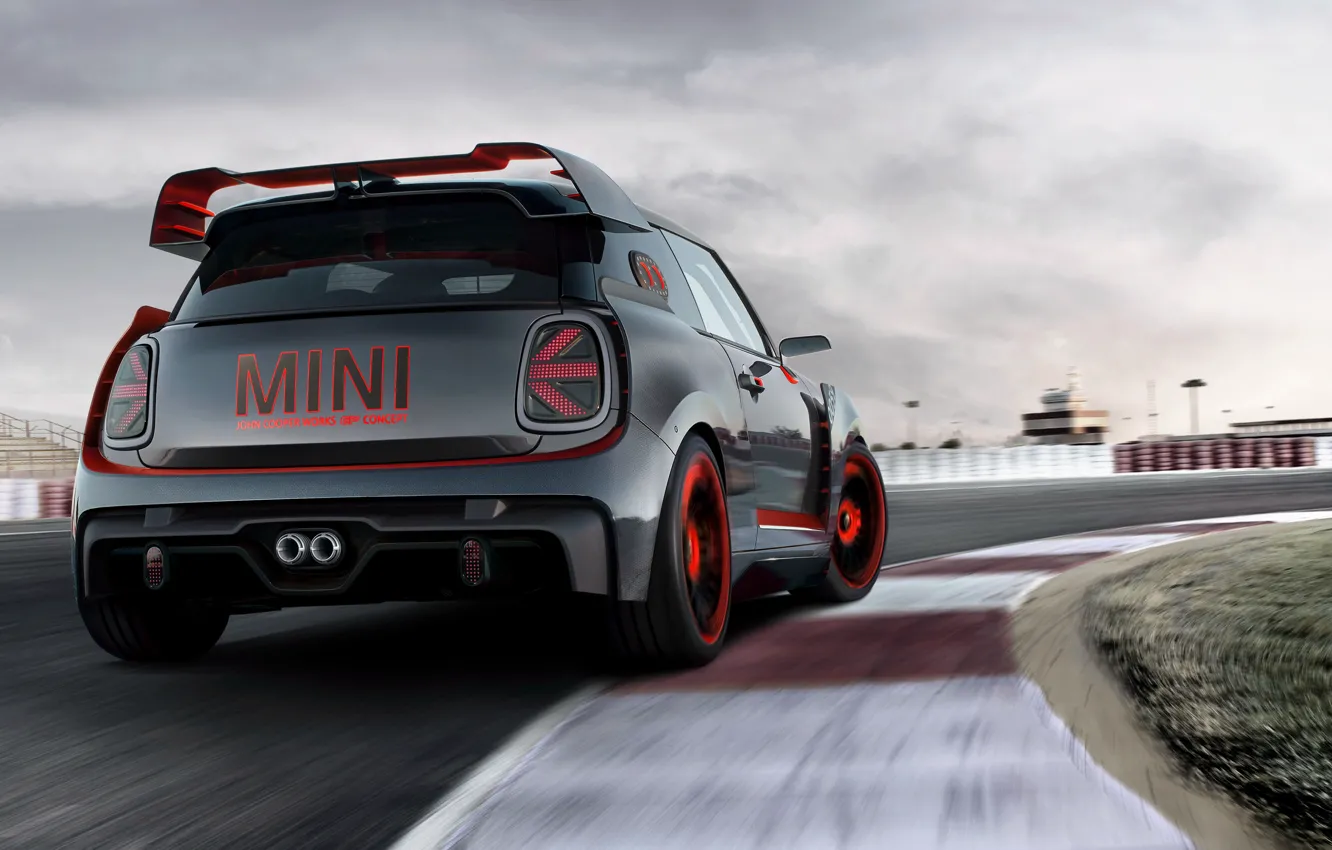 Photo wallpaper Concept, Mini, Cooper, rear view, 2017, John Cooper Works GP