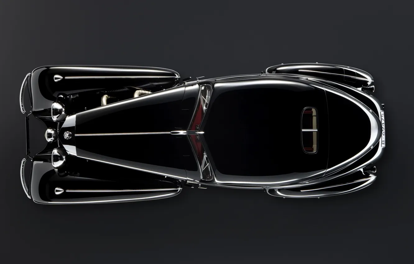 Photo wallpaper black, classic, chrome, 540K