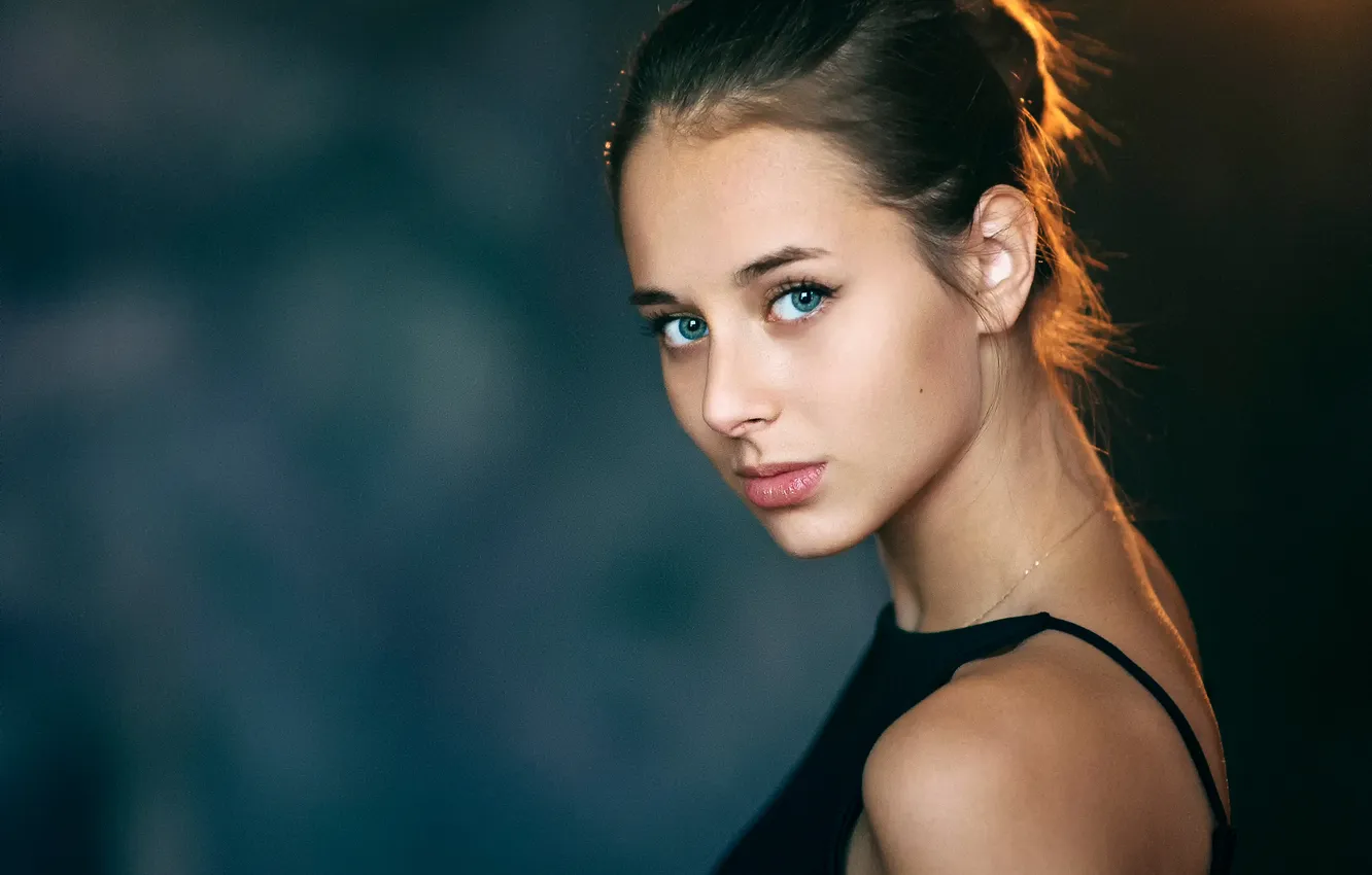 Photo wallpaper look, the beauty, Olesya