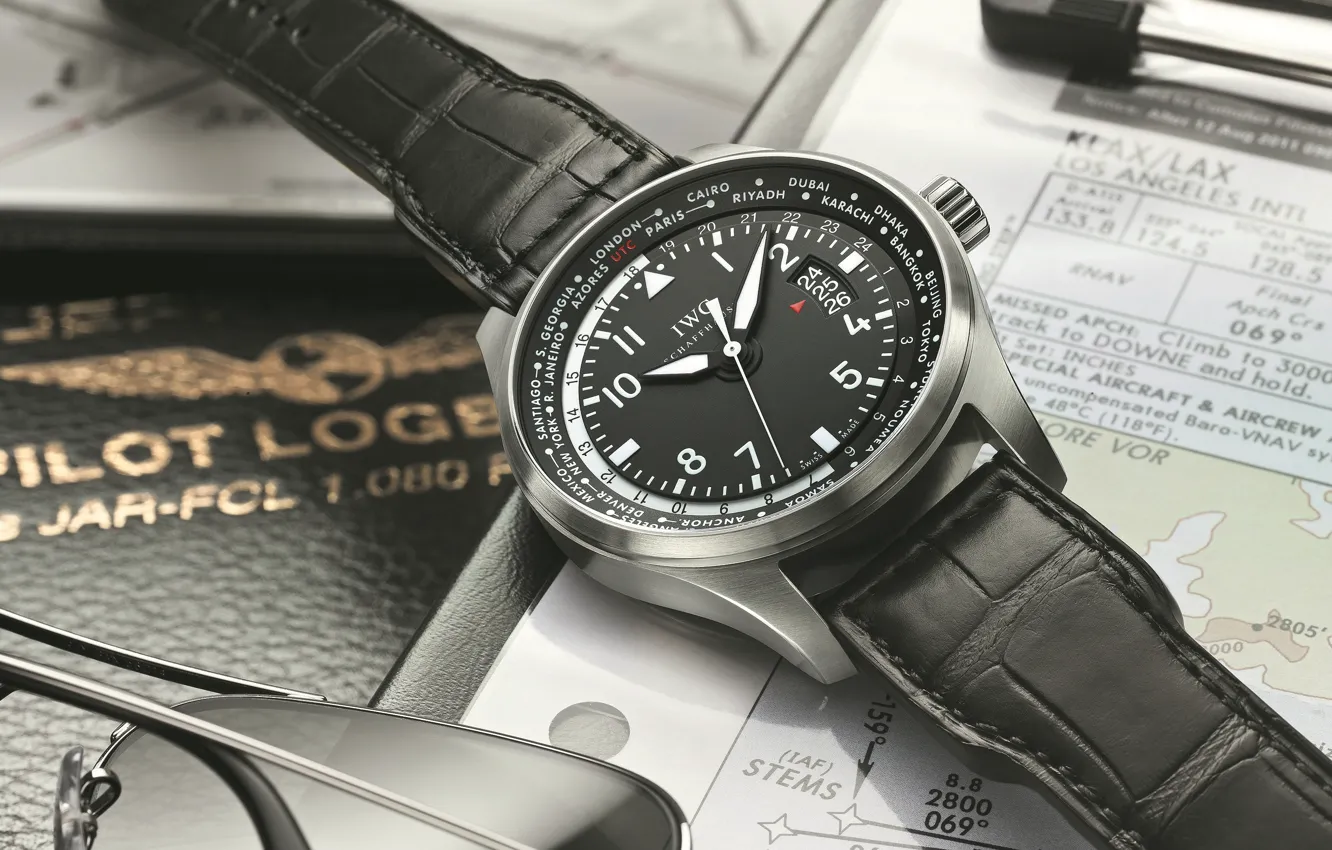 Photo wallpaper watch, watch, Pilots, IWC
