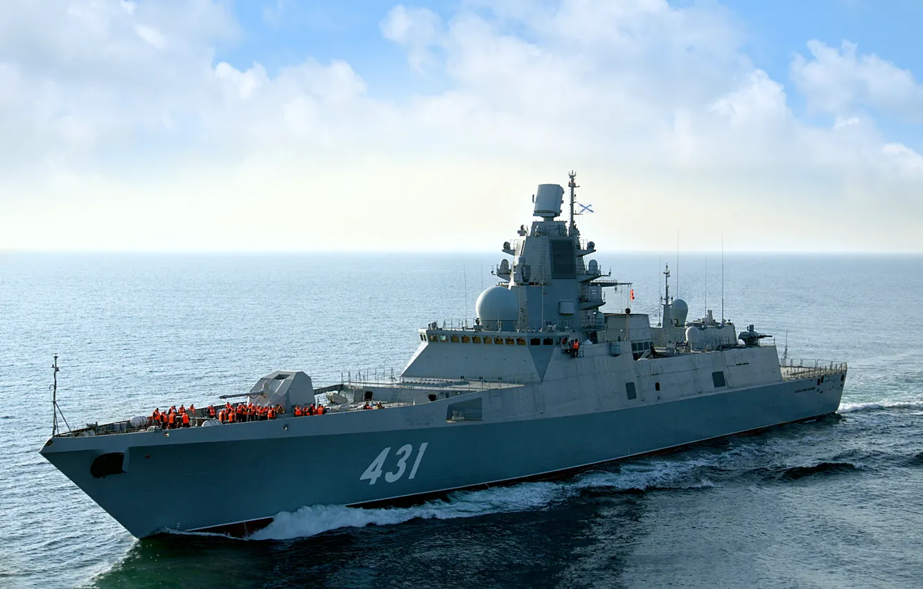 Photo wallpaper hike, frigate, Admiral of the Fleet Kasatonov