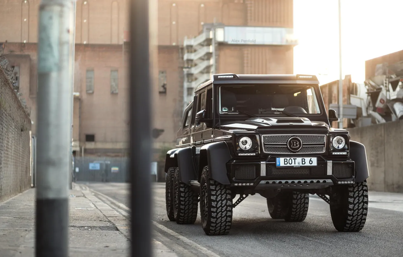 Photo wallpaper Mercedes-Benz, Brabus, Gelandewagen, G63 AMG, 6X6, Tuning by