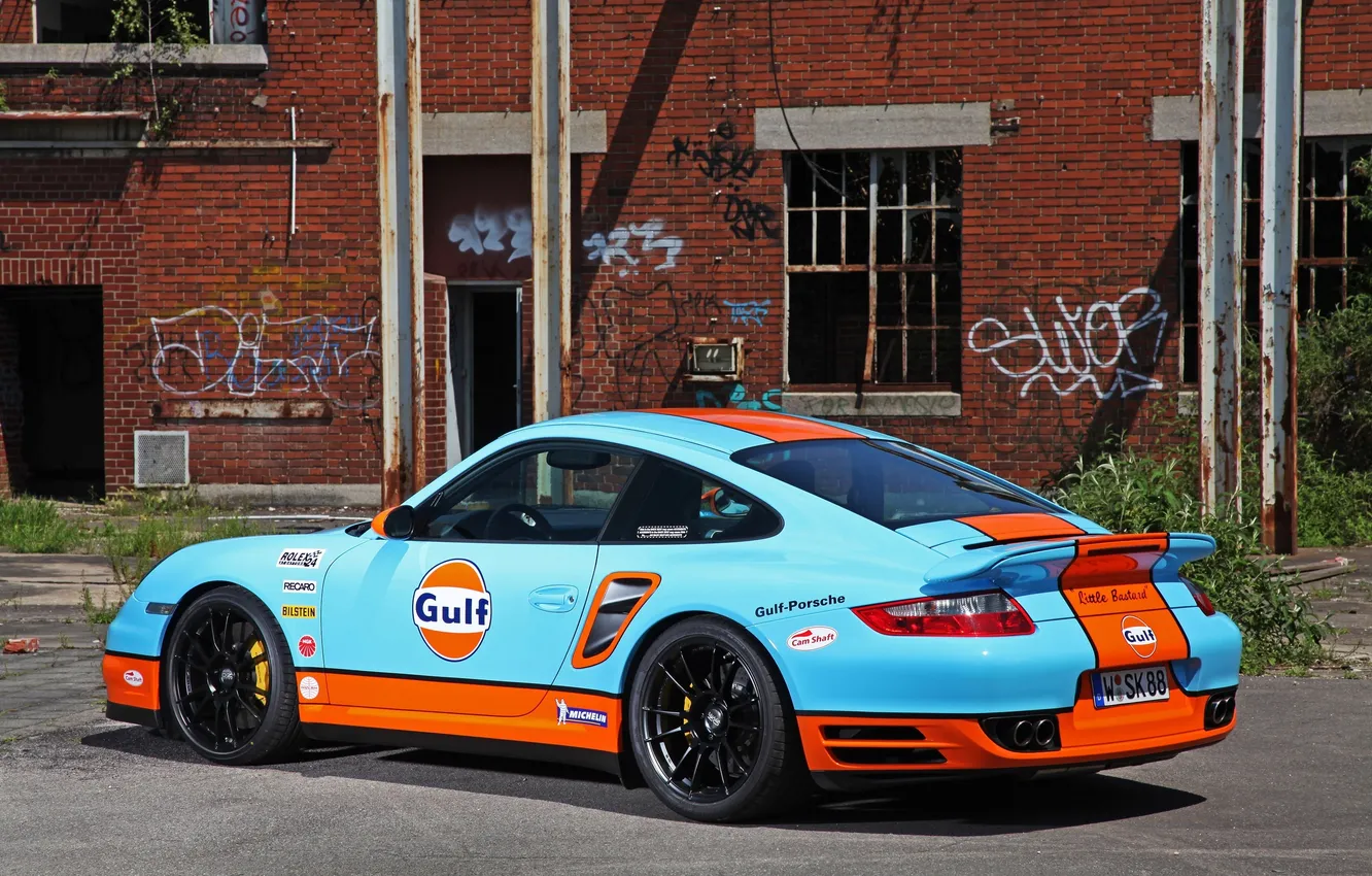 Photo wallpaper car, machine, 997, Porsche, Porsche, Turbo, cam shaft