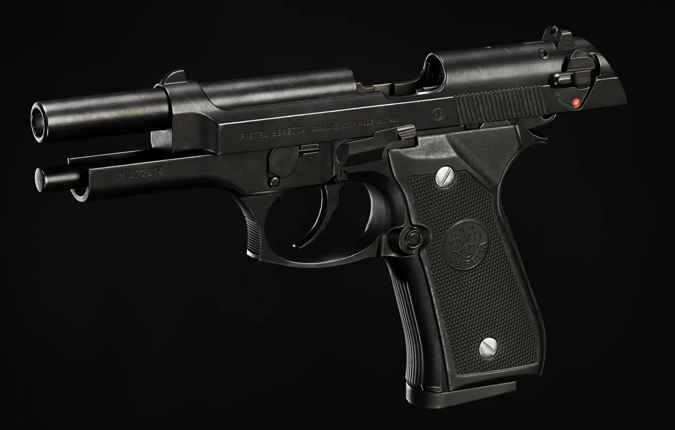 Photo wallpaper self-loading pistol, Beretta 92FS, Italy