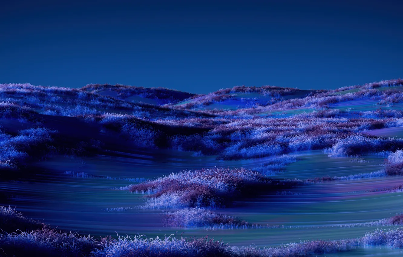 Photo wallpaper nature, beauty, field, landscape, nature, blue sky, Serene, Dreamlike