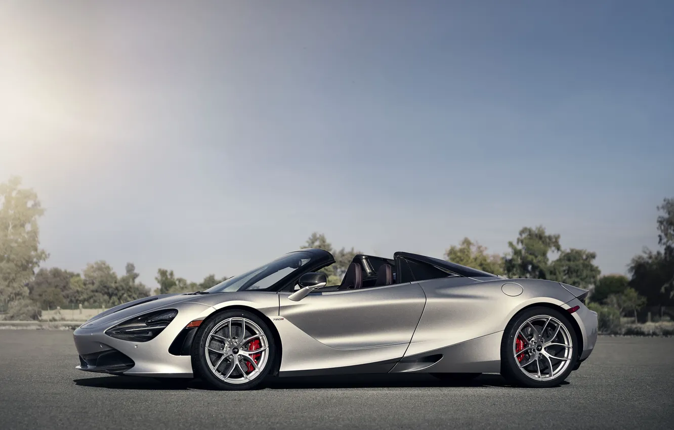 Photo wallpaper McLaren, supercar, Spider, 720S, 2019