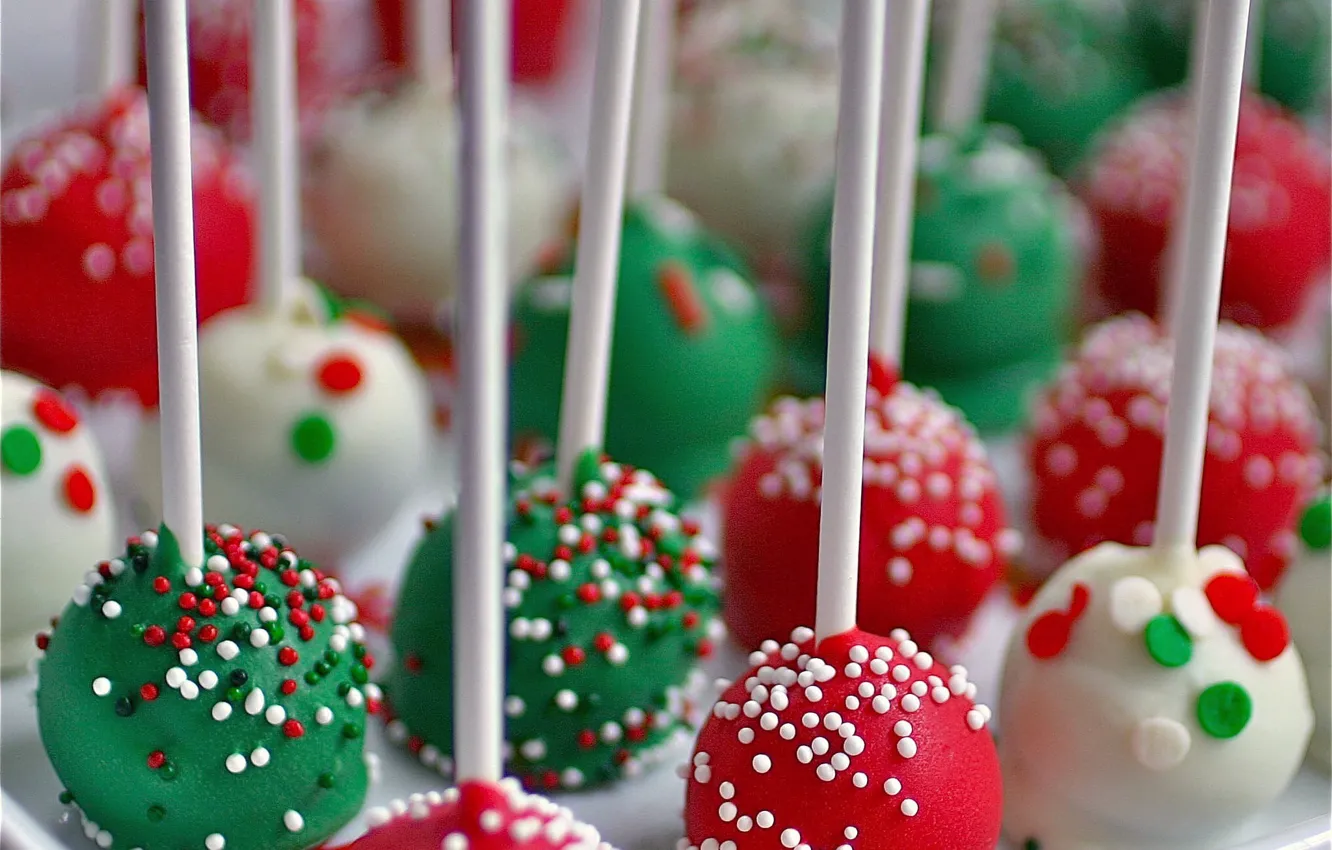 Photo wallpaper colorful, candy, lollipops, sweet, sweet, candy