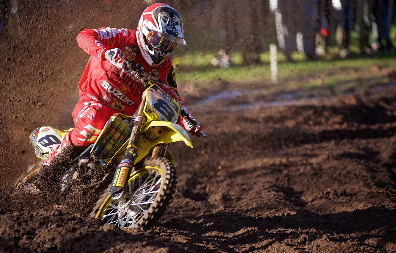 Photo wallpaper race, sport, motorcycle