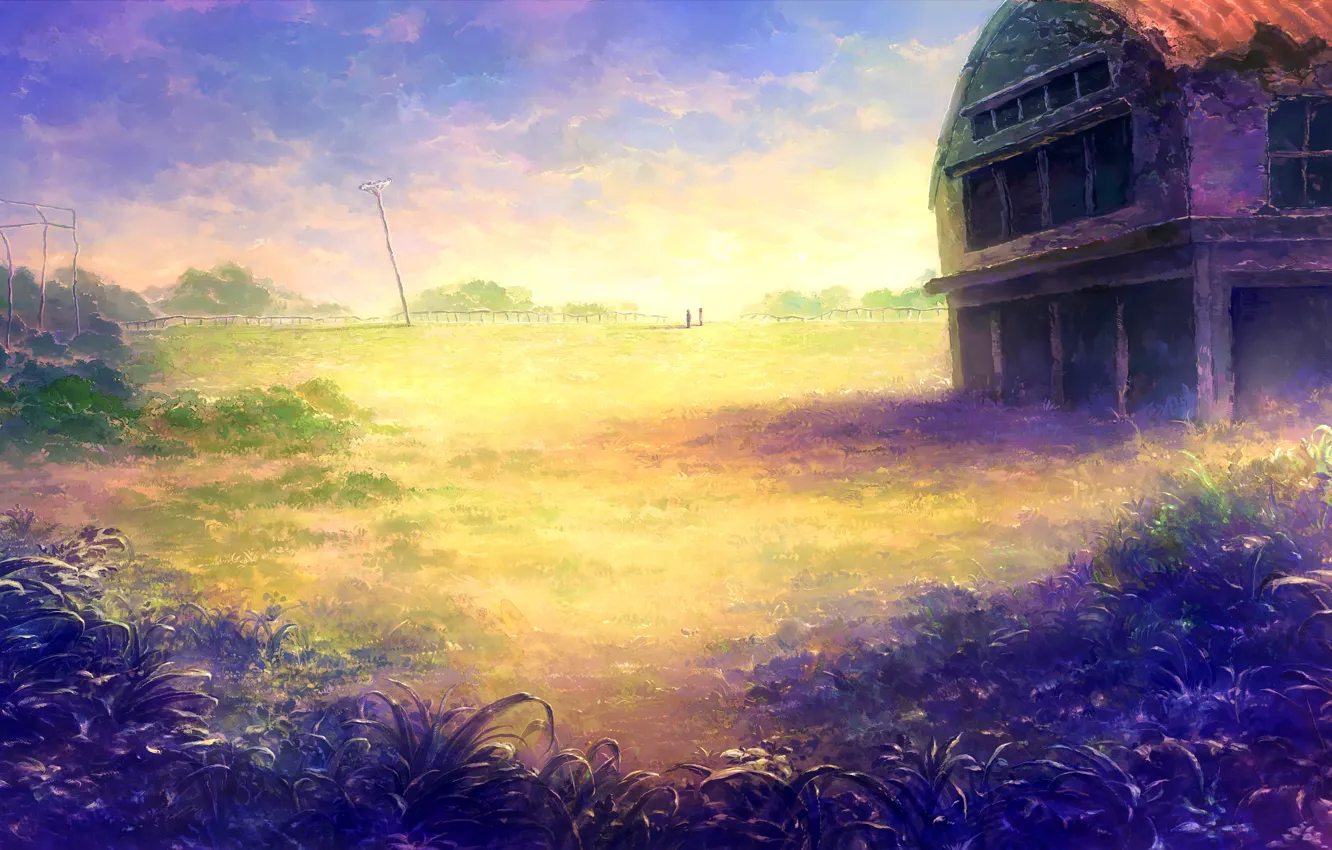 Photo wallpaper nature, Kimi no VA On, Miyamizu Mitsuha, Tachibana Taki, heriki (trkj)