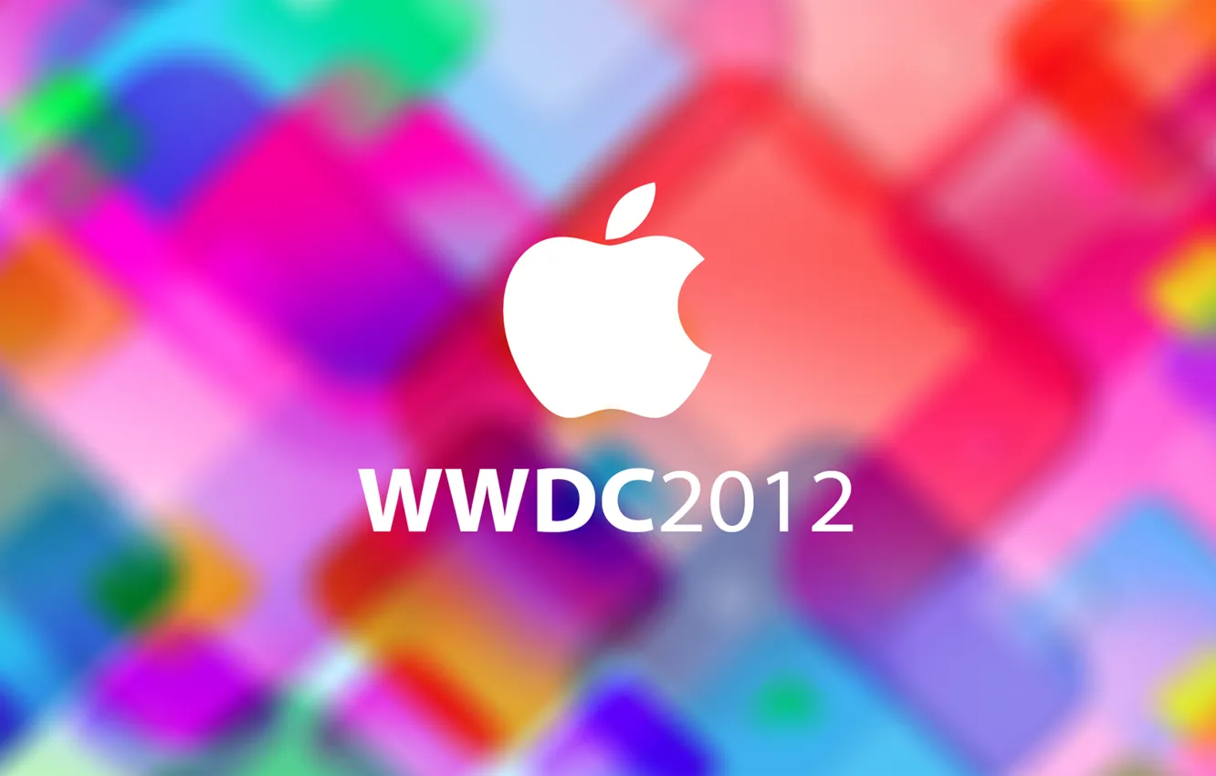 Photo wallpaper apples, apple, mac, company, wwdc