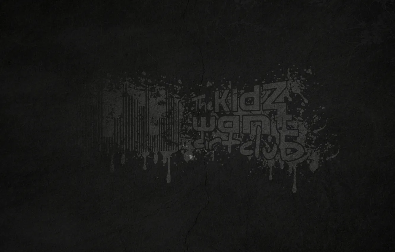 Photo wallpaper the inscription, minimalism, texture, dirtclub